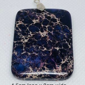 sea sediment jasper crystal pendant