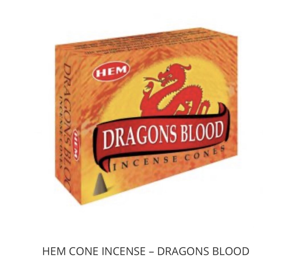 Dragons Blood incense cones - The Crystal Kingdom Academy